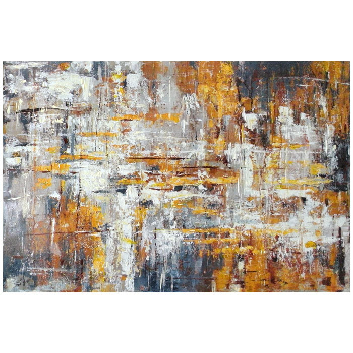 Mercury Row Wall Décor Metallic Painting Print on Wrapped Canvas